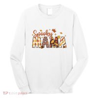 Retro Spooky Mama Halloween Long Sleeve Shirt thumb 0