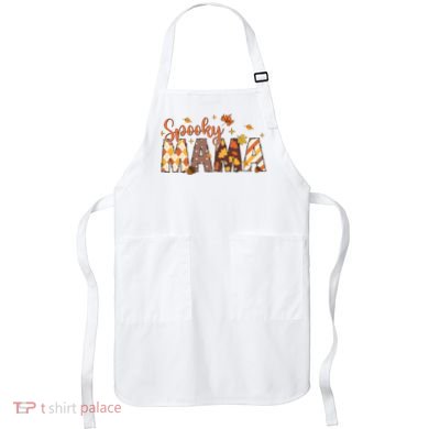 Retro Spooky Mama Halloween Apron