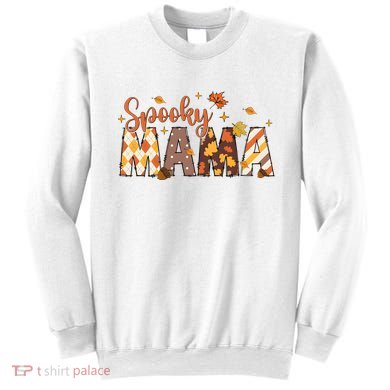 Retro Spooky Mama Halloween Sweatshirt