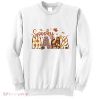 Retro Spooky Mama Halloween Sweatshirt thumb 0