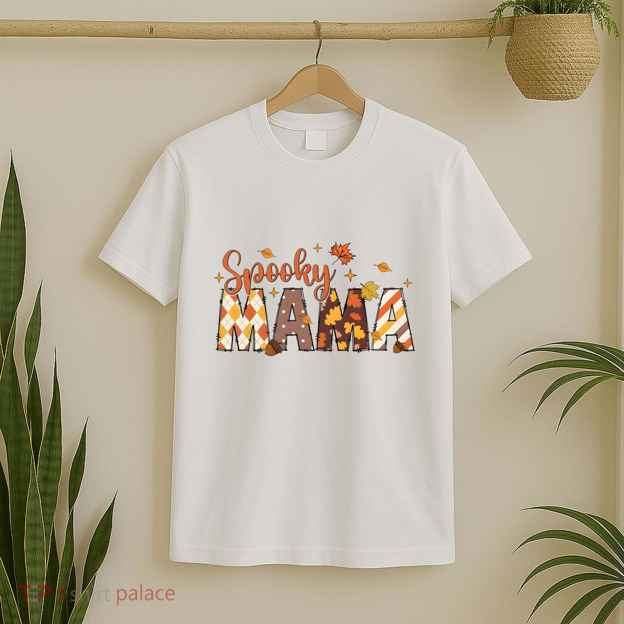 Retro Spooky Mama Halloween T-Shirt