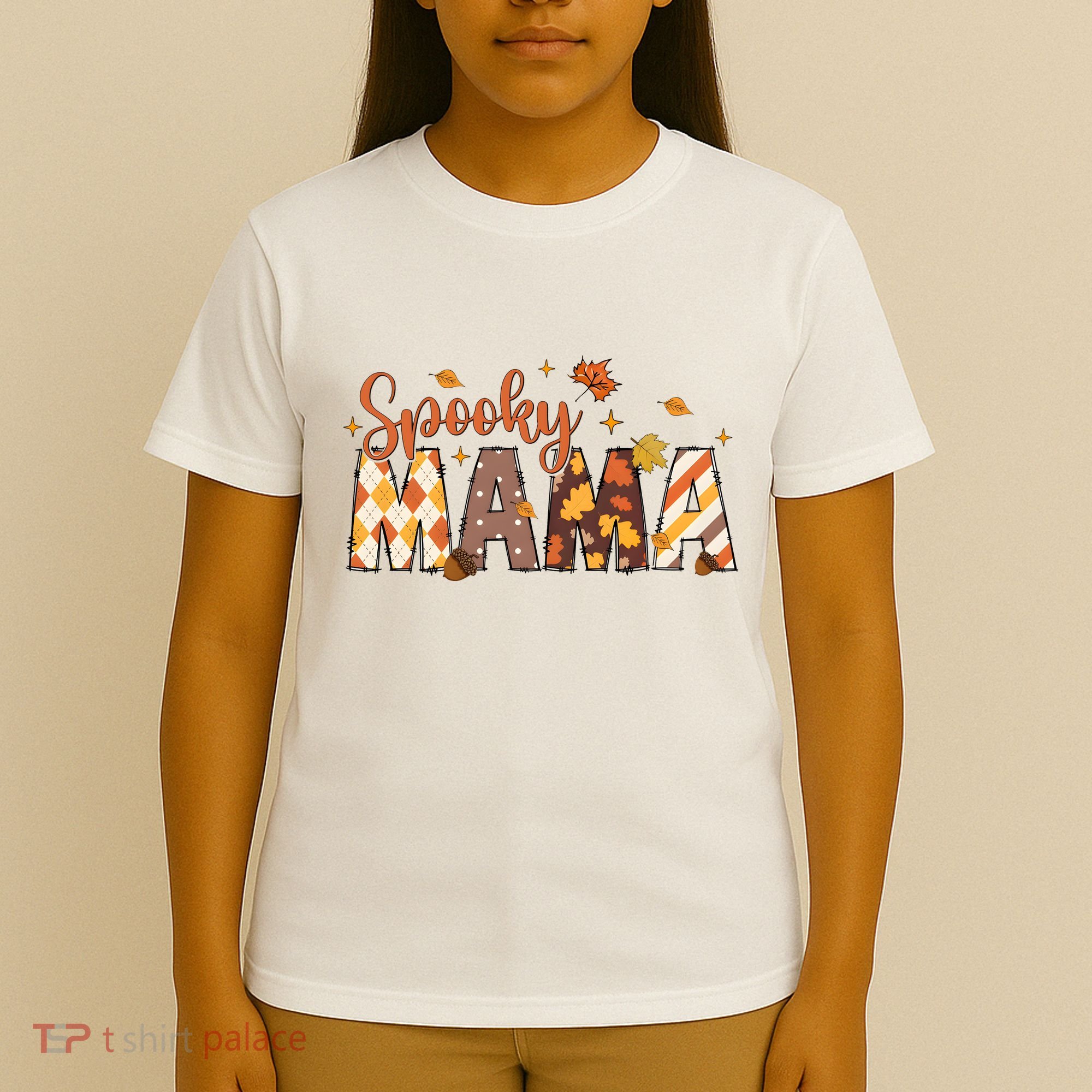 Retro Spooky Mama Halloween T-Shirt