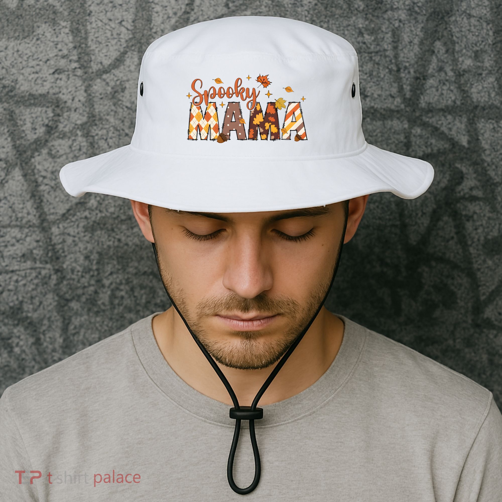 Retro Spooky Mama Halloween Bucket Hat