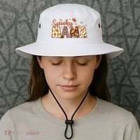Retro Spooky Mama Halloween Bucket Hat thumb 3