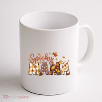 Retro Spooky Mama Halloween Coffee Mug thumb 1