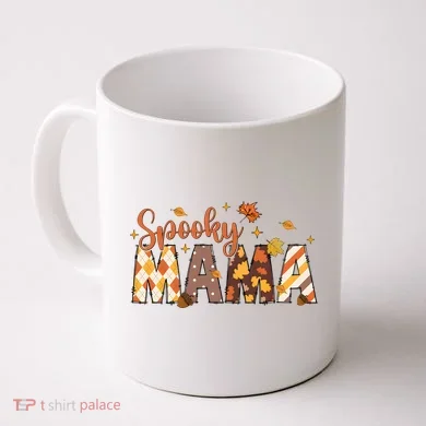 Retro Spooky Mama Halloween Coffee Mug