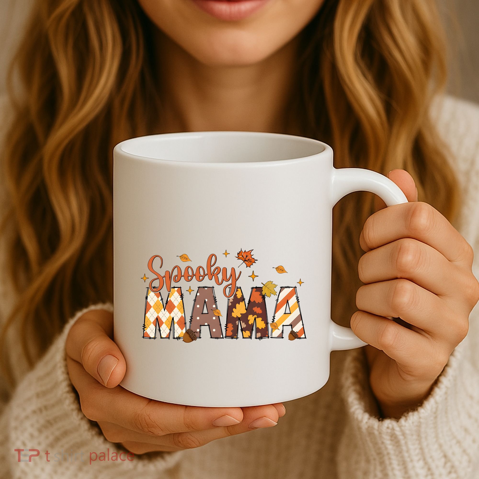 Retro Spooky Mama Halloween Coffee Mug