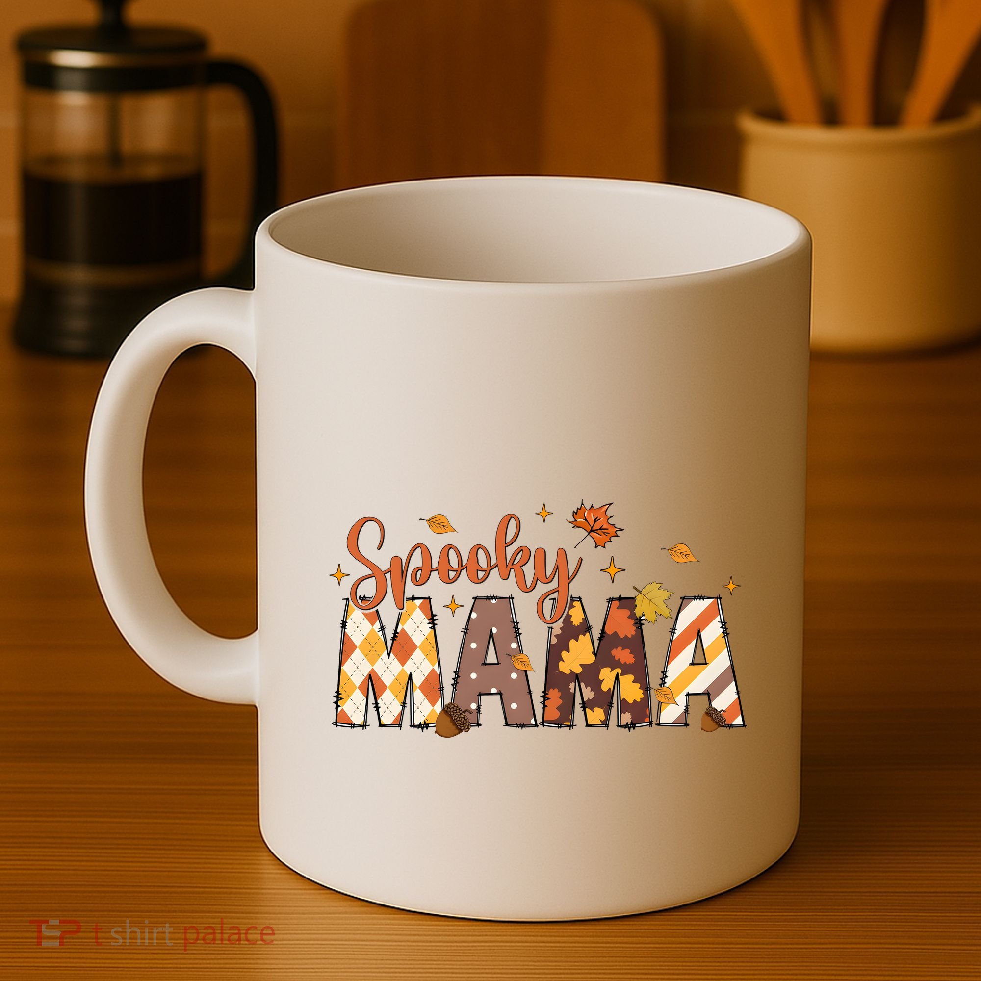 Retro Spooky Mama Halloween Coffee Mug