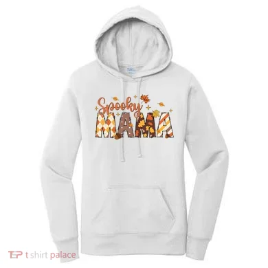 Retro Spooky Mama Halloween Women's Hoodie