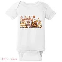 Retro Spooky Mama Halloween Baby Bodysuit thumb 0