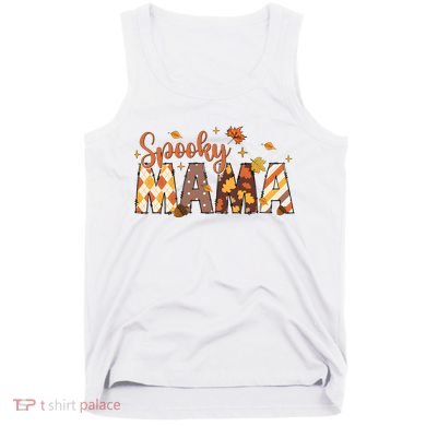 Retro Spooky Mama Halloween Tank Top