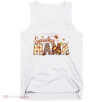 Retro Spooky Mama Halloween Tank Top thumb 0