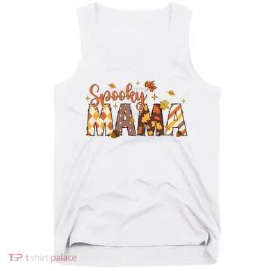 Retro Spooky Mama Halloween Tank Top
