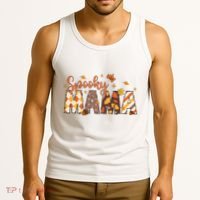 Retro Spooky Mama Halloween Tank Top thumb 3