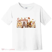 Retro Spooky Mama Halloween Toddler T-Shirt thumb 0