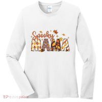 Retro Spooky Mama Halloween Women's Long Sleeve Shirt thumb 0
