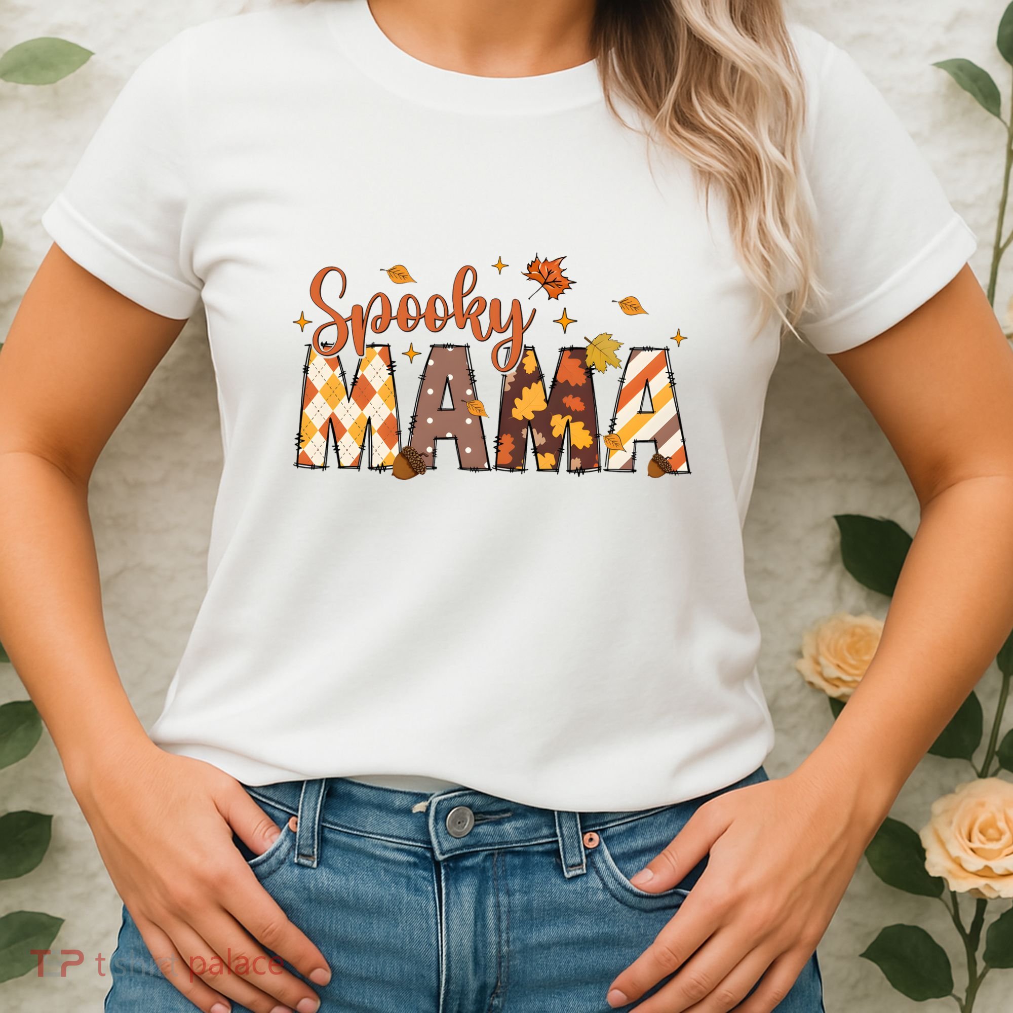 Retro Spooky Mama Halloween Women's T-Shirt