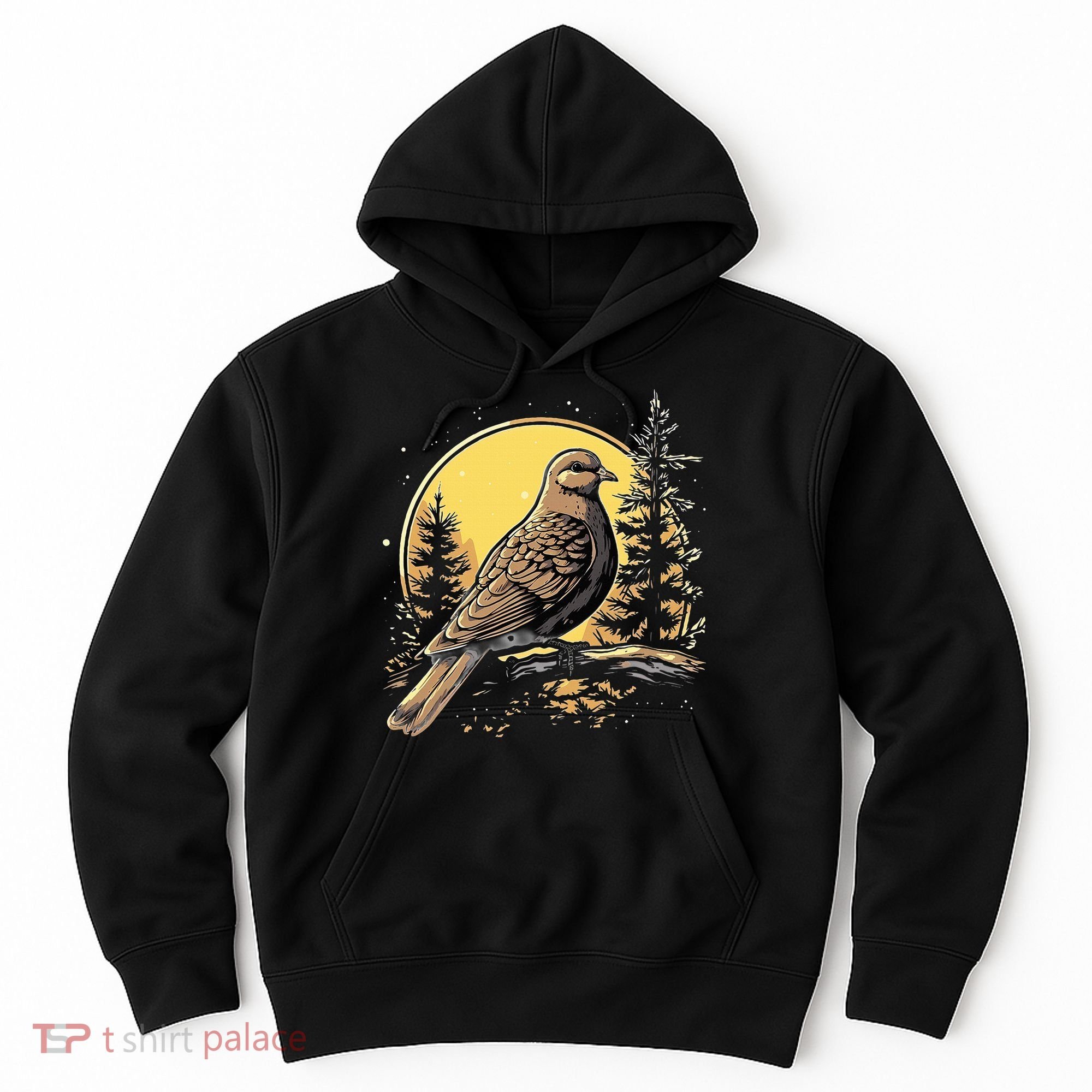 Retro Style Mourning Dove Hoodie