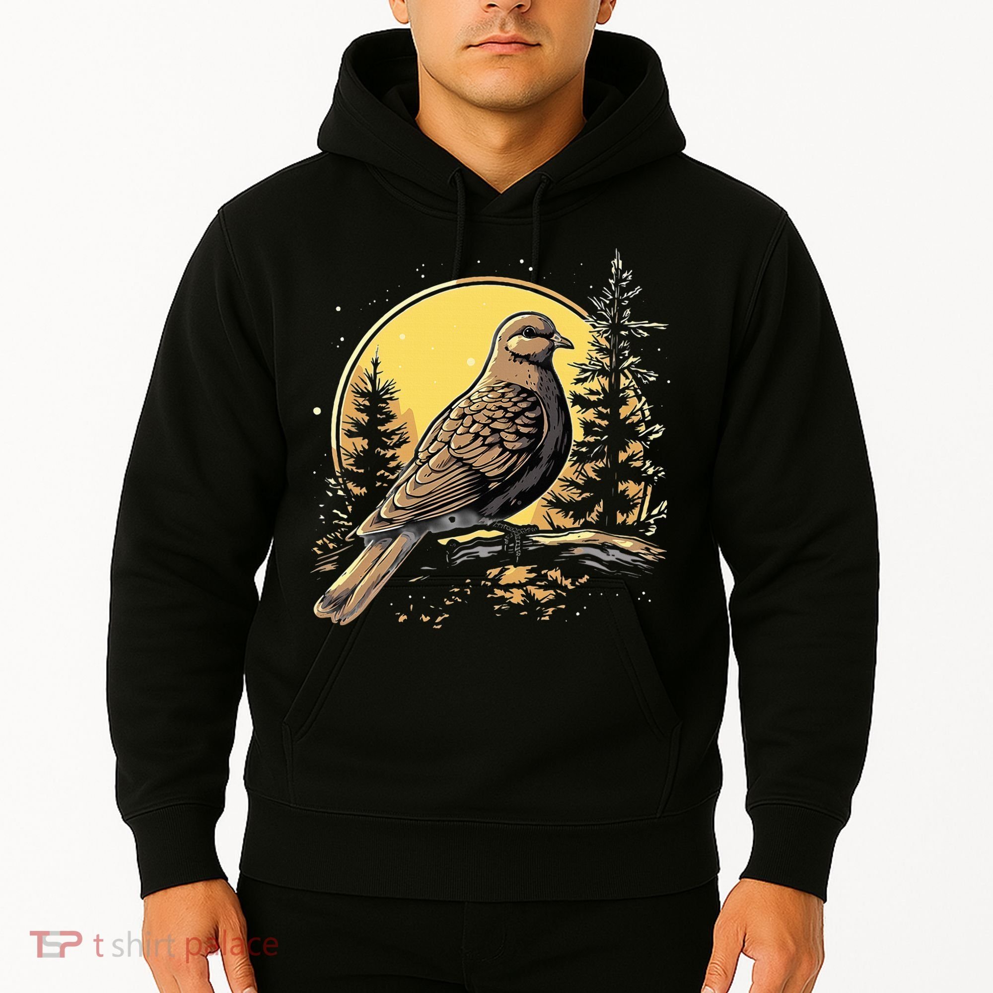 Retro Style Mourning Dove Hoodie