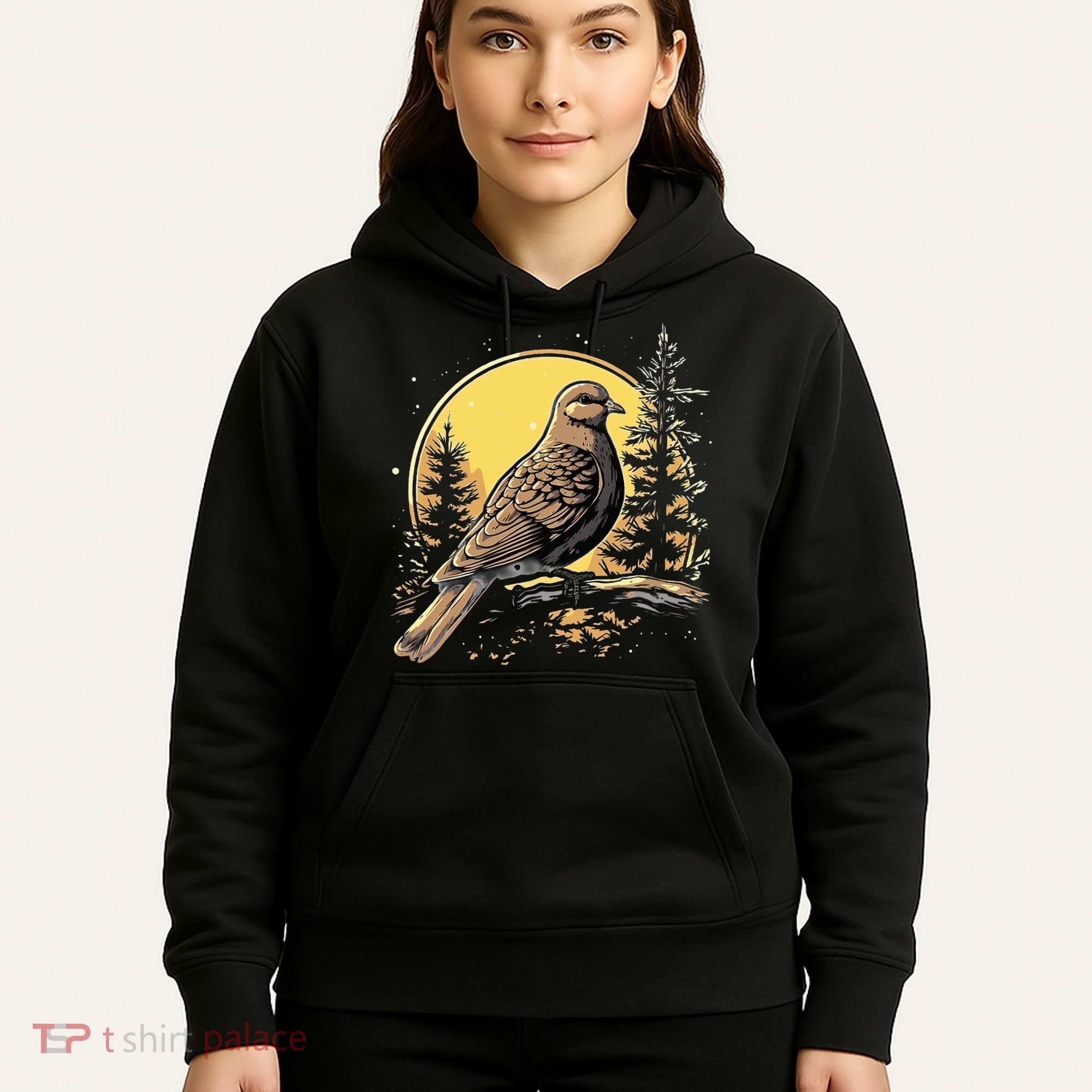 Retro Style Mourning Dove Hoodie