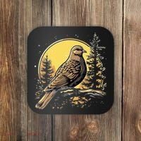 Retro Style Mourning Dove Coaster thumb 0