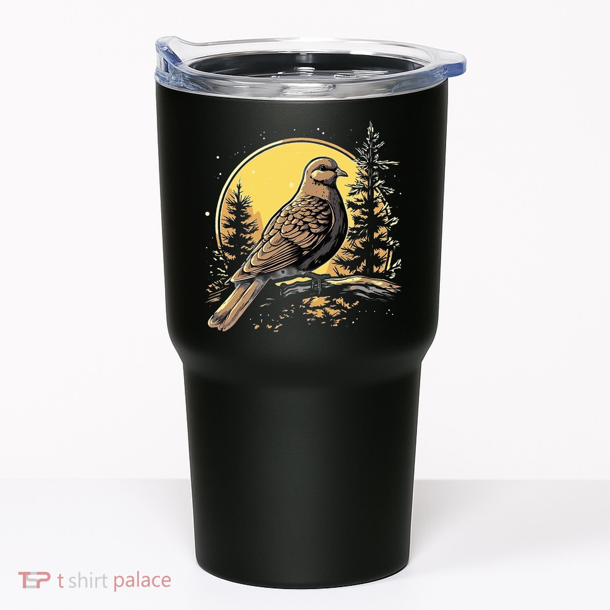 Retro Style Mourning Dove Tumbler