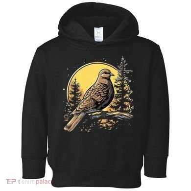 Retro Style Mourning Dove Toddler Hoodie