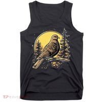 Retro Style Mourning Dove Tank Top thumb 0
