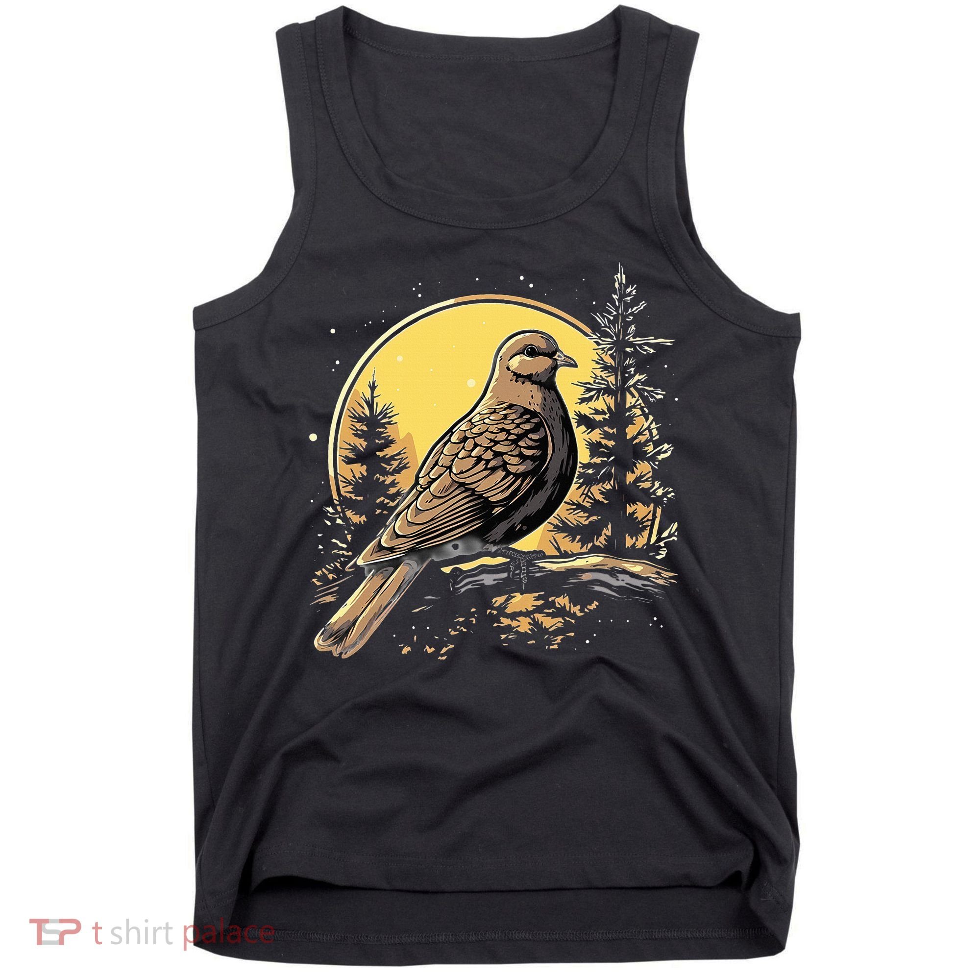 Retro Style Mourning Dove Tank Top