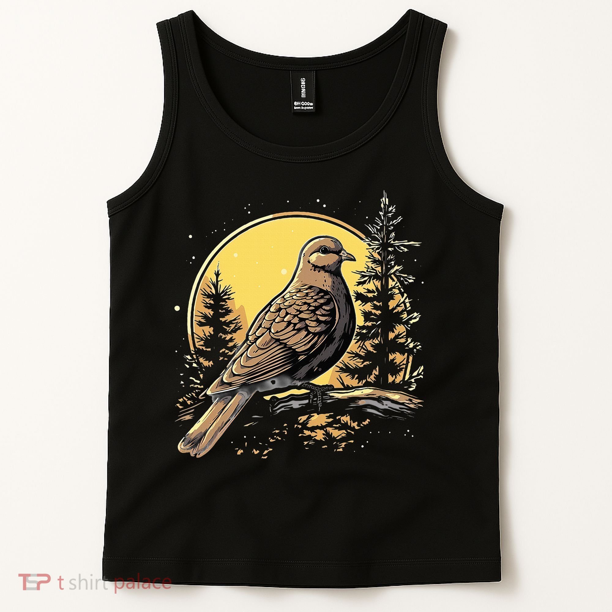 Retro Style Mourning Dove Tank Top