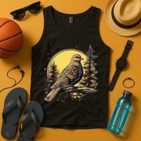 Retro Style Mourning Dove Tank Top thumb 4