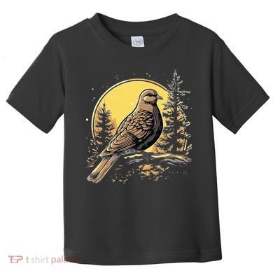 Retro Style Mourning Dove Toddler T-Shirt