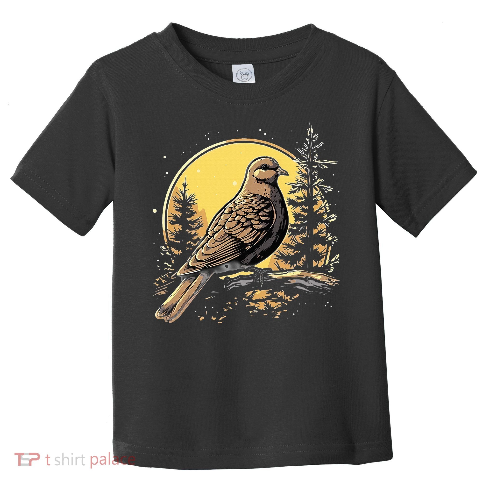 Retro Style Mourning Dove Toddler T-Shirt