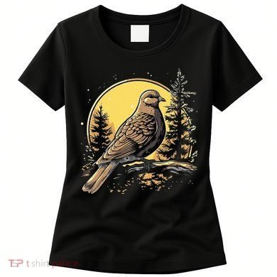 Retro Style Mourning Dove Women's T-Shirt