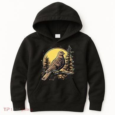 Retro Style Mourning Dove Kids Hoodie