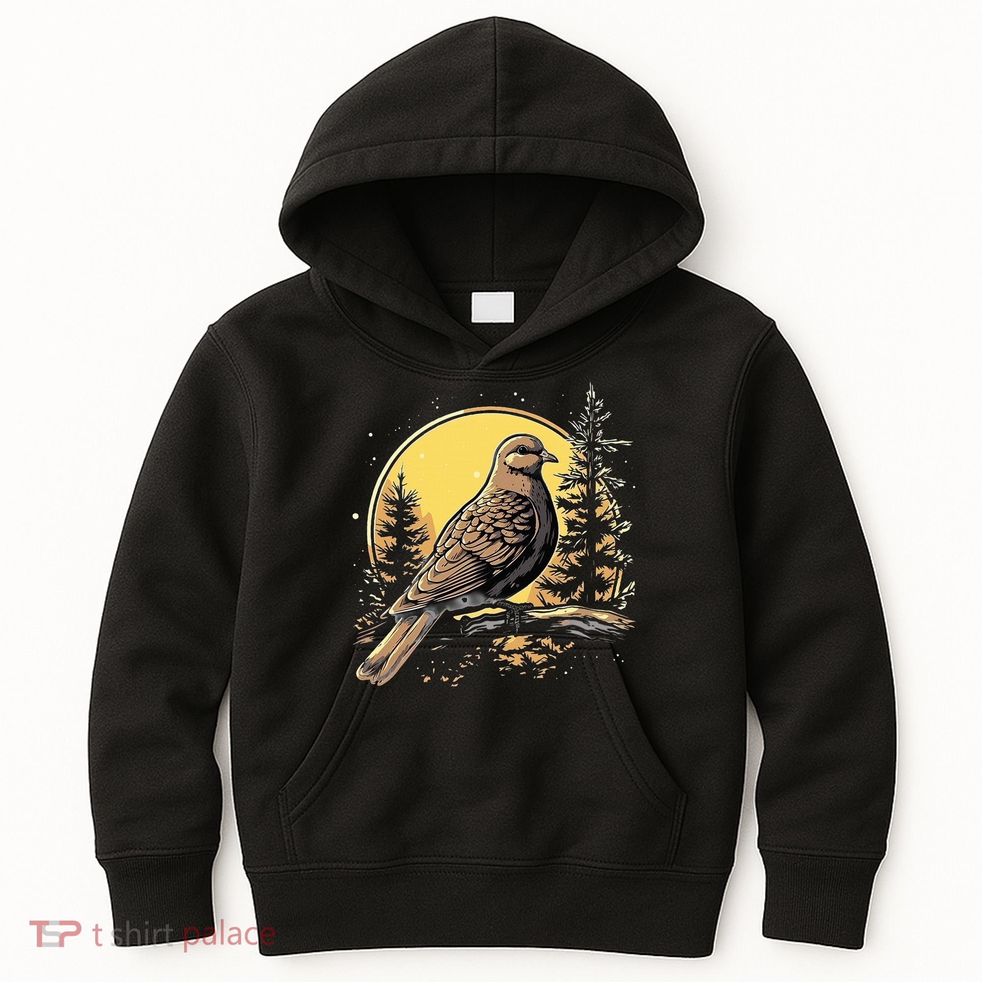 Retro Style Mourning Dove Kids Hoodie