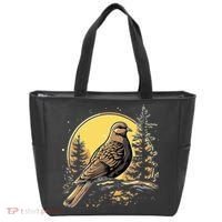 Retro Style Mourning Dove Tote Bag thumb 0
