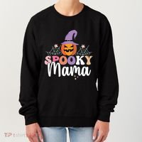 Retro Spooky Mama Graphic Gift Women's Sweatshirt thumb 0