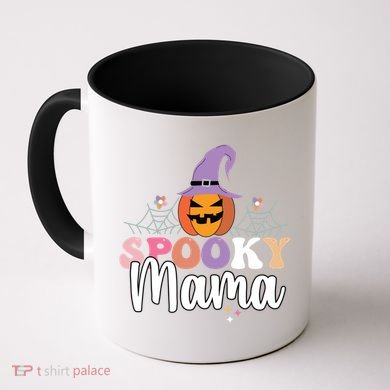 Retro Spooky Mama Graphic Gift Coffee Mug