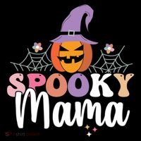 Retro Spooky Mama Graphic Gift Coffee Mug thumb 5