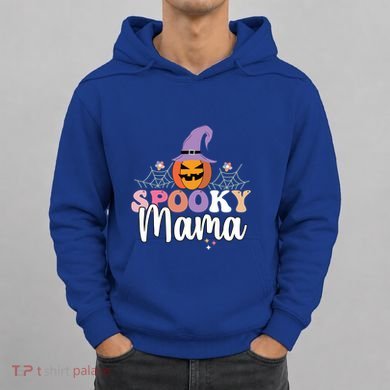 Retro Spooky Mama Graphic Gift Hoodie