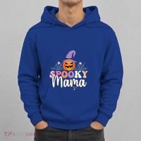 Retro Spooky Mama Graphic Gift Hoodie thumb 0