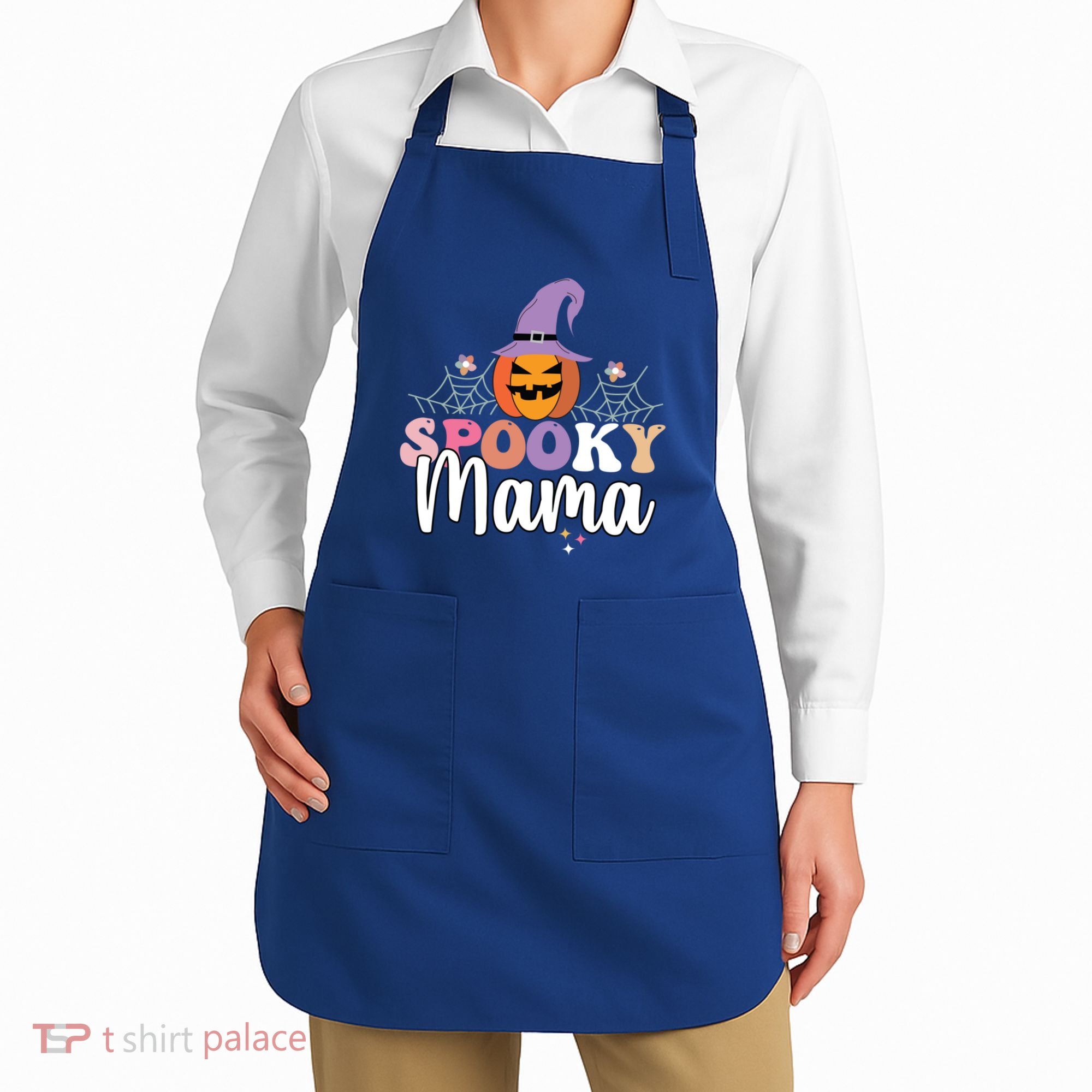 Retro Spooky Mama Graphic Gift Apron
