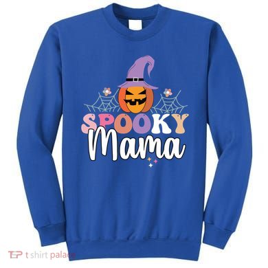 Retro Spooky Mama Graphic Gift Sweatshirt