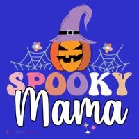 Retro Spooky Mama Graphic Gift Sweatshirt thumb 3
