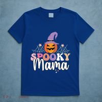 Retro Spooky Mama Graphic Gift T-Shirt thumb 5