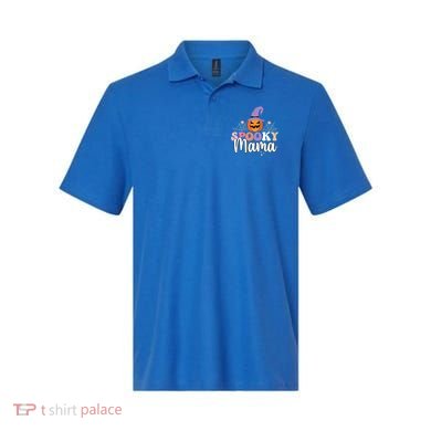 Retro Spooky Mama Graphic Gift Polo