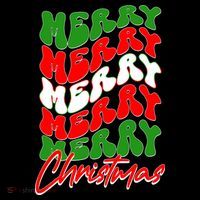 Retro Style Merry Christmas Flexfit Unipanel Trucker Cap thumb 2
