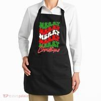 Retro Style Merry Christmas Apron thumb 2