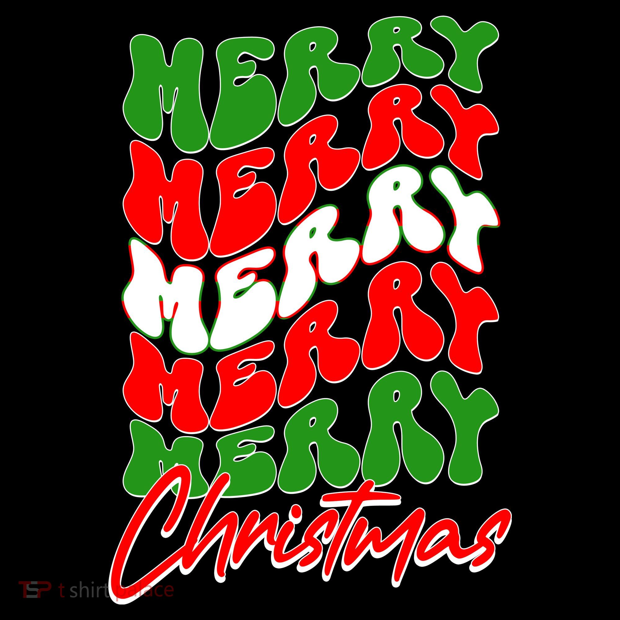 Retro Style Merry Christmas Backpack
